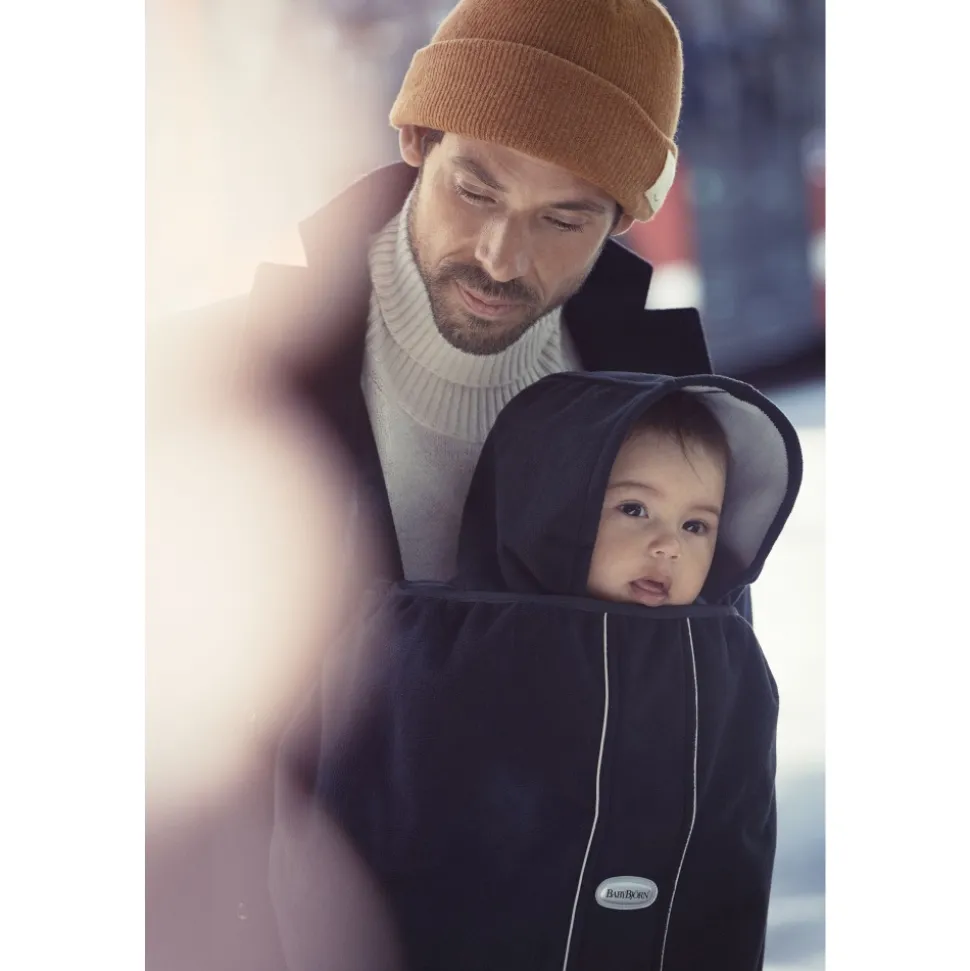 Cape pour porte bébé noir