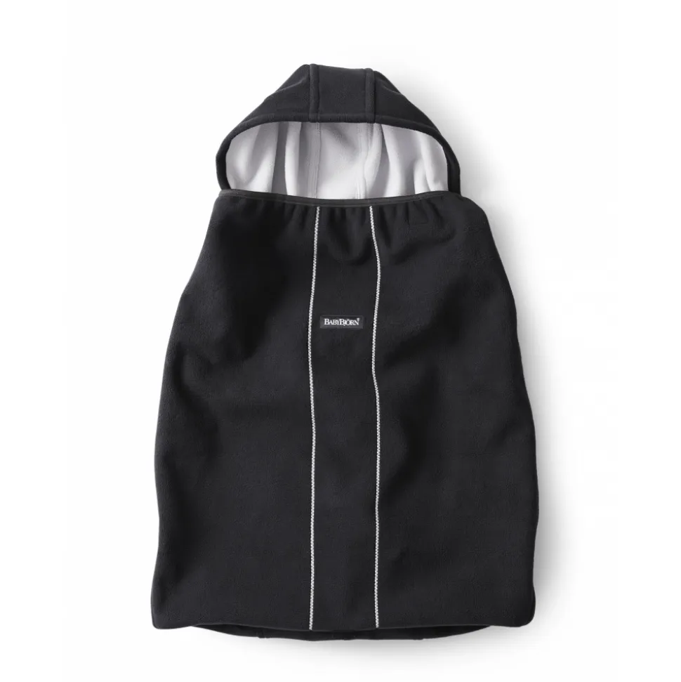 Cape pour porte bébé noir