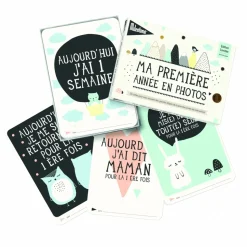 Cartes étapes bébé ma première année over the moon