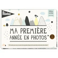 Cartes étapes bébé ma première année over the moon