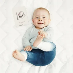 Cartes étapes bébé ma première année collection luxe abc