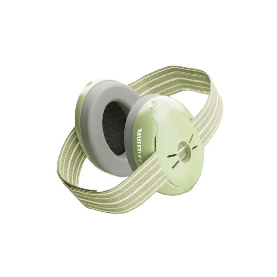 Casque anti bruit bébé muffy baby vert olive