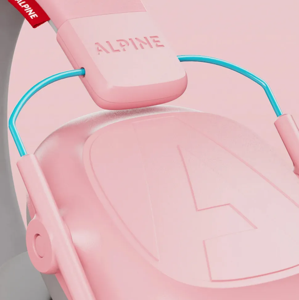 Casque anti bruit enfant muffy rose