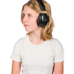 Casque anti-bruit enfant noir 36m+