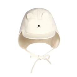 Casquette anti-uv ourson - naturel 2/6 ans