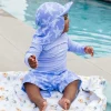 Casquette uv 1-2 ans etoile de mer lila