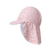 Casquette uv 1-2 ans léopard rose