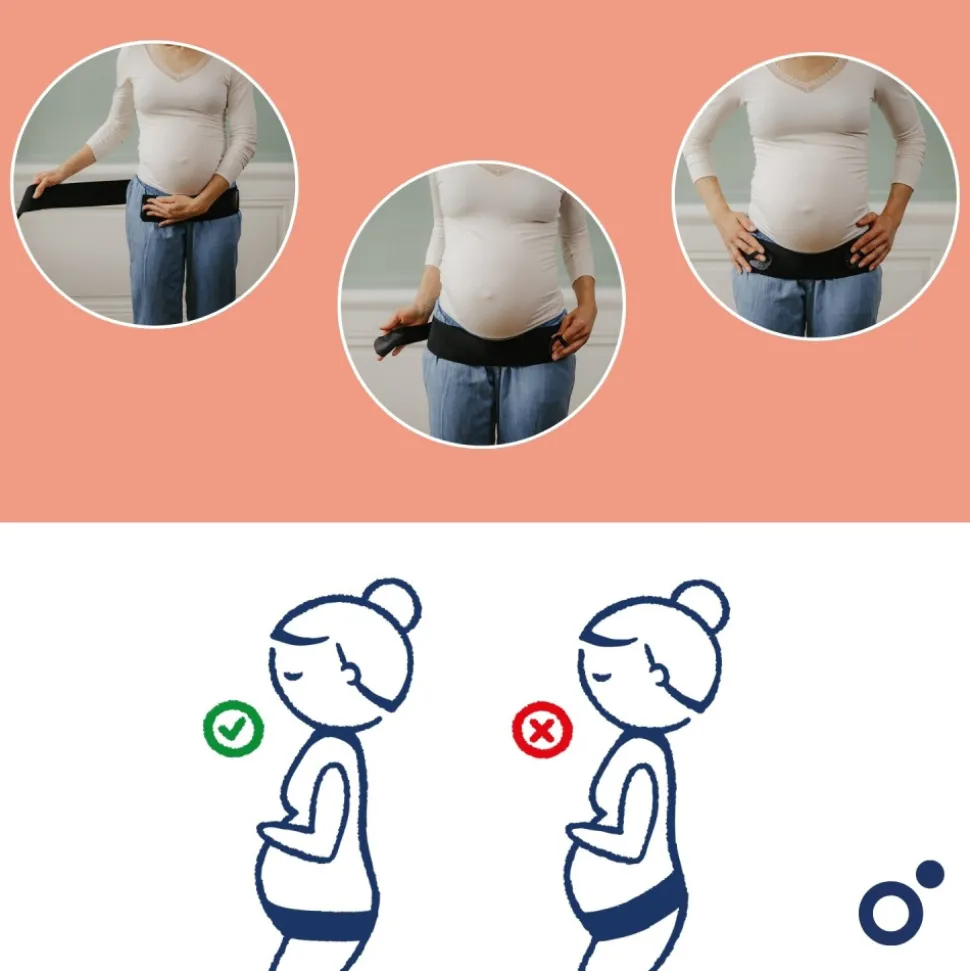 Ceinture de maintien grossesse et post-partum mom'n belly