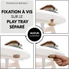 Chaise arketa n play beech avec plateau de jeu+ réducteur de chaise + jeu play reading + play cockpit