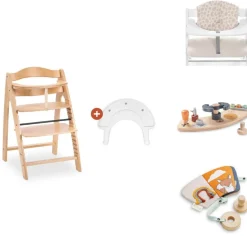 Chaise arketa n play beech avec plateau de jeu+ réducteur de chaise + jeu play reading + play cockpit