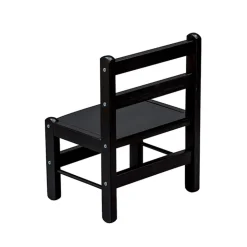 Chaise basse laque noir