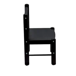 Chaise basse laque noir
