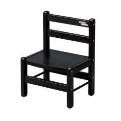 Chaise basse laque noir