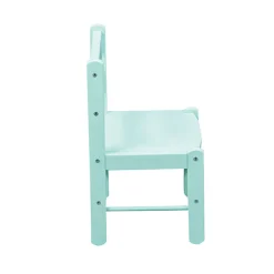 Chaise basse laque vert mint