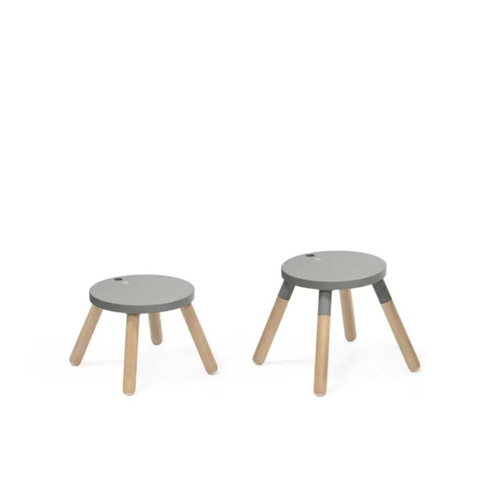 Chaise enfant mutable gris tempête