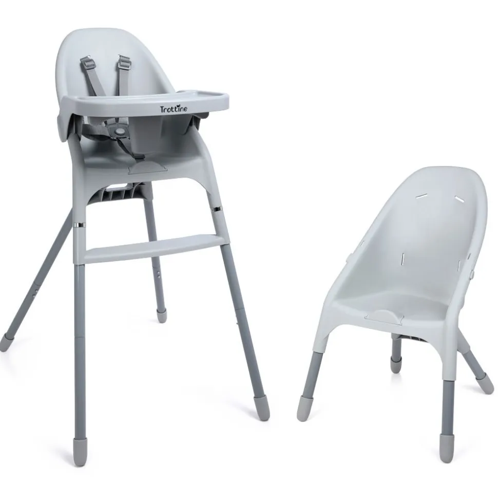 Chaise haute agap grey