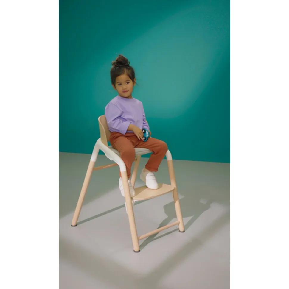 Chaise haute bébé giraffe hêtre