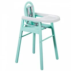 Chaise haute bébé lili vert mint