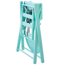 Chaise haute bébé sarah extra-pliante laque vert mint