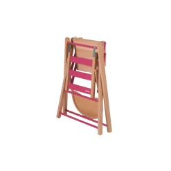 Chaise haute bébé sarah extra-pliante hybride fuschia