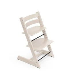 Chaise haute bébé évolutive tripp trapp blanchi