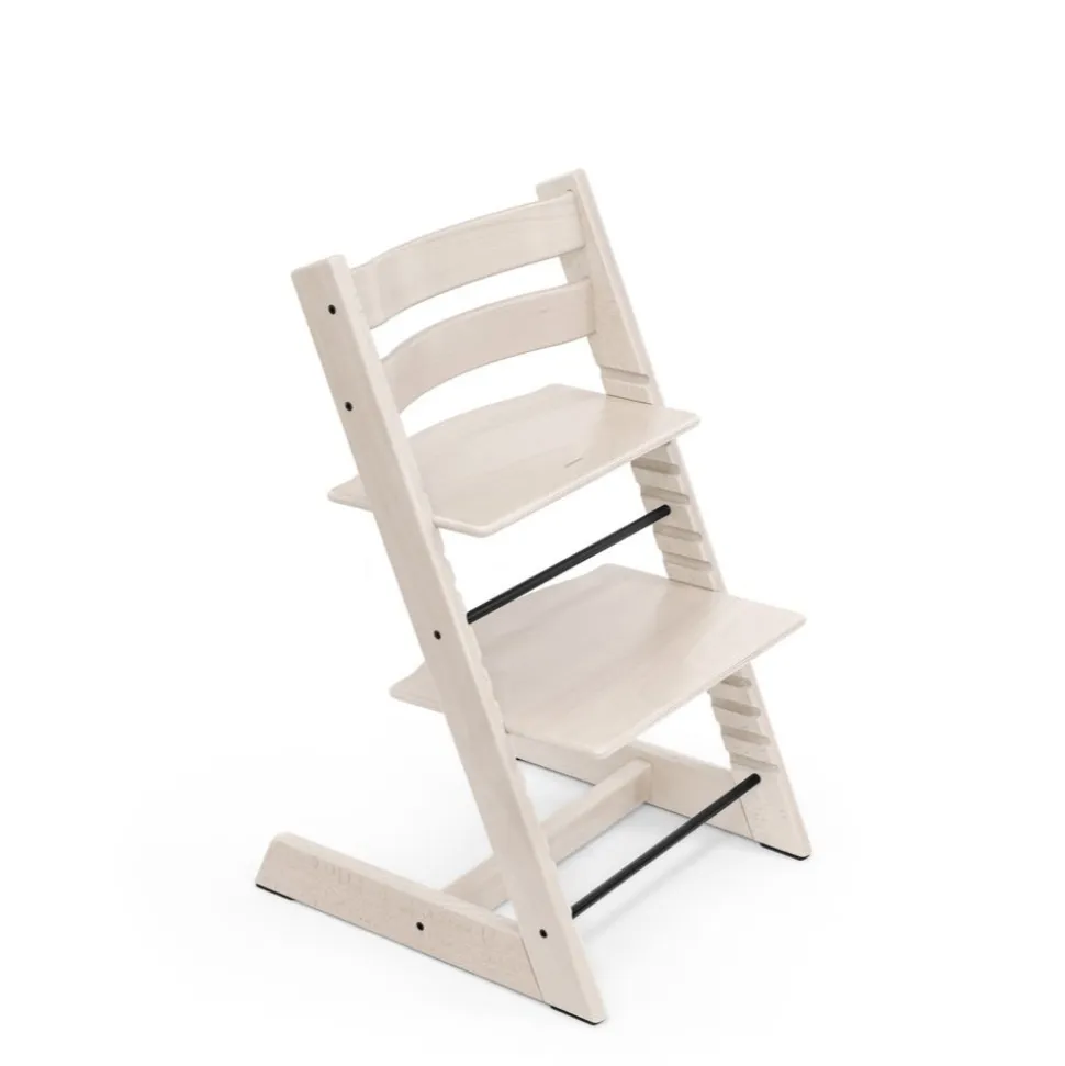 Chaise haute bébé évolutive tripp trapp blanchi