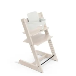 Chaise haute bébé évolutive tripp trapp blanchi