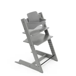 Chaise haute bébé évolutive tripp trapp gris tempête