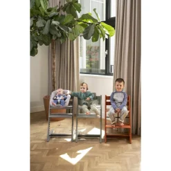 Chaise haute bébé évolutive tripp trapp gris tempête