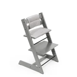 Chaise haute bébé évolutive tripp trapp gris tempête