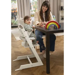 Chaise haute bébé évolutive tripp trapp blanc
