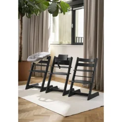 Chaise haute bébé évolutive tripp trapp noire