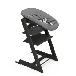 Chaise haute bébé évolutive tripp trapp noire