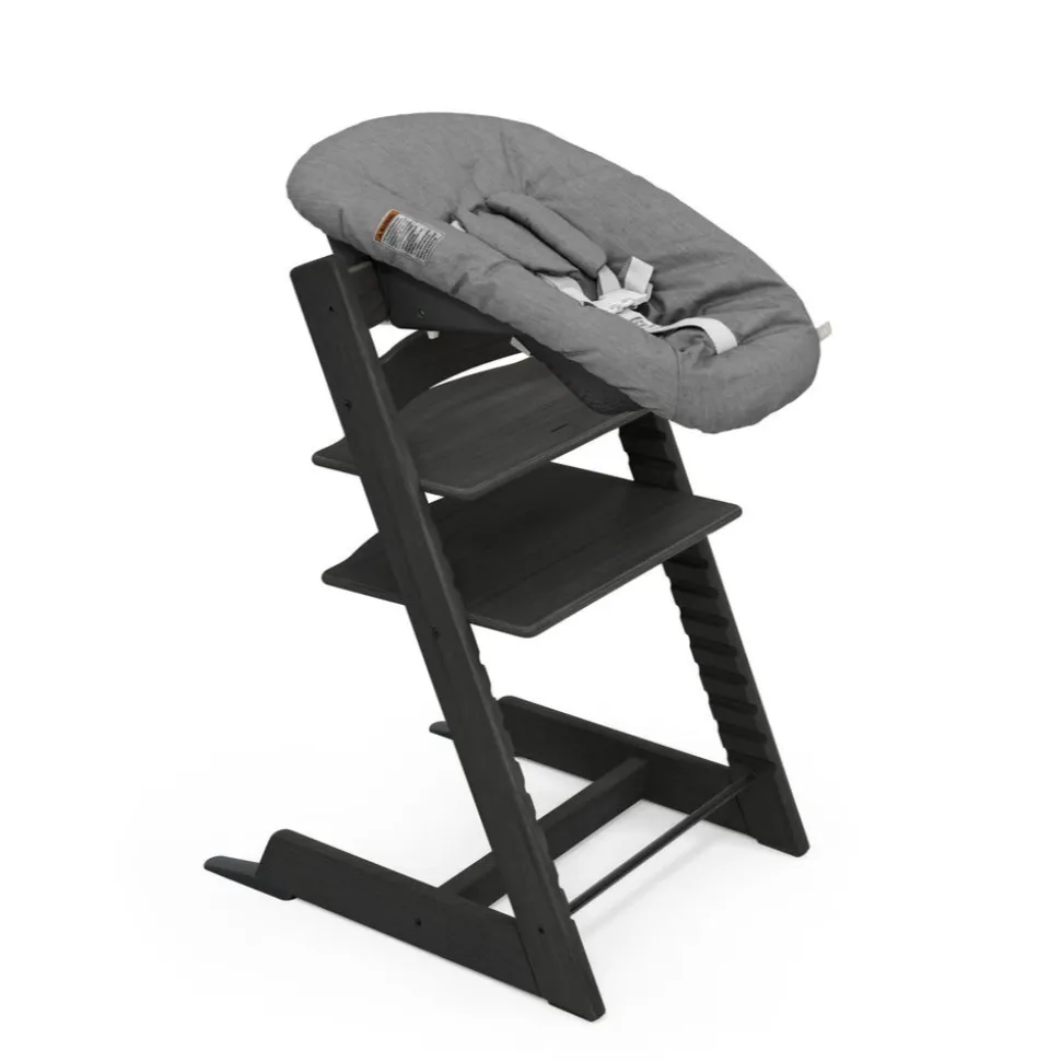 Chaise haute bébé évolutive tripp trapp noire