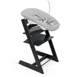 Chaise haute bébé évolutive tripp trapp noire