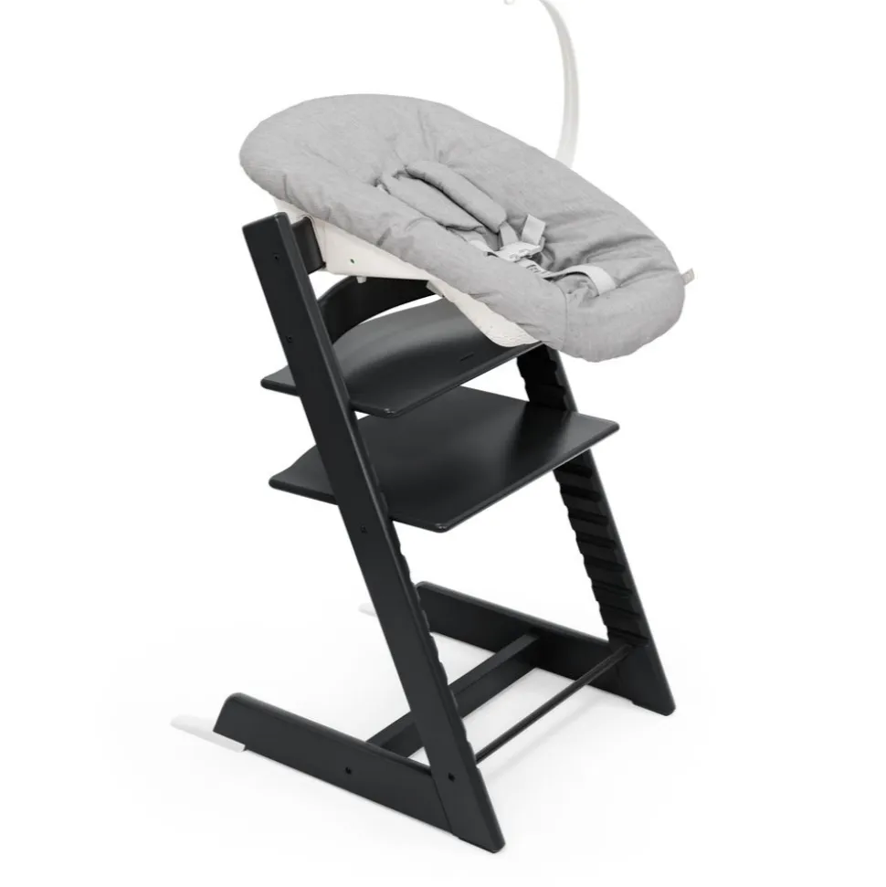 Chaise haute bébé évolutive tripp trapp noire