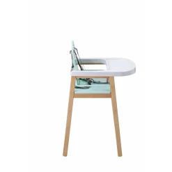 Chaise haute bois lili hybride vert mint