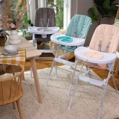 Chaise haute compacte sun valley bleu