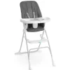 Chaise haute compacte sun valley grise
