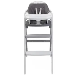 Chaise haute crescendo up 2 en 1steel cloud re_lux avec siège de naissance