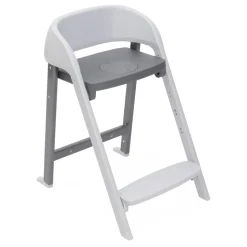 Chaise haute crescendo up 2 en 1steel cloud re_lux avec siège de naissance