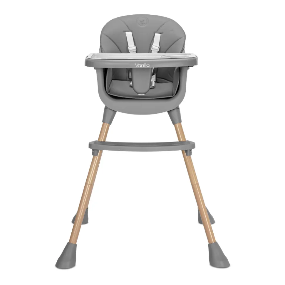 Chaise haute 3 en 1 vanilla gris