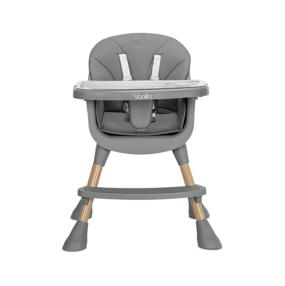 Chaise haute 3 en 1 vanilla gris