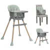 Chaise haute 3 en 1 vanilla vert