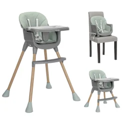 Chaise haute 3 en 1 vanilla vert