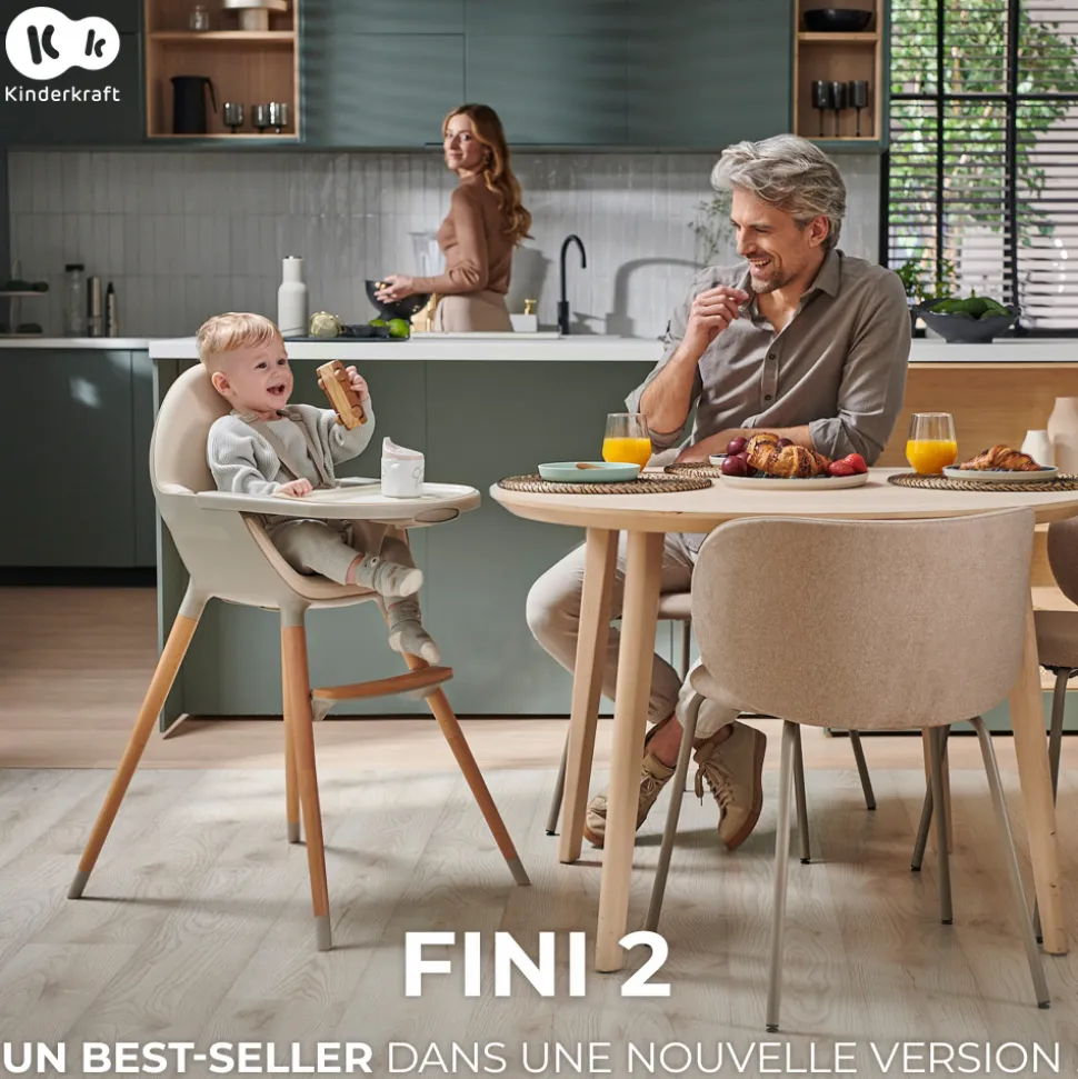 Chaise haute fini 2 beige