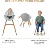 Chaise haute fini 2 gris