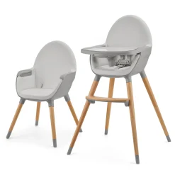 Chaise haute fini 2 gris