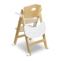 Chaise haute floris natural white