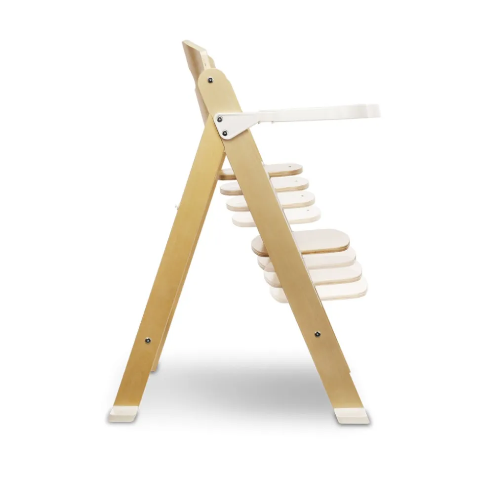 Chaise haute floris natural white